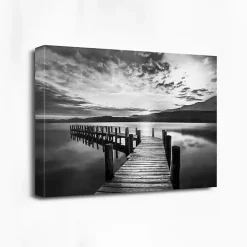 Evening Dock Canvas Art Print