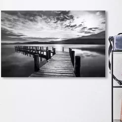 Evening Dock Canvas Art Print