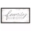 Family Branches Framed Canvas Art Print, 42x22 in.