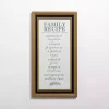 Family Recipe Framed Wall Plaque