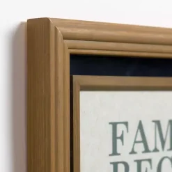 Family Recipe Framed Wall Plaque