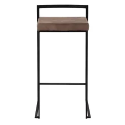 Fiji Brown Stackable Bar Stools, Set of 2