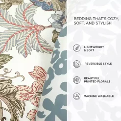 Floral Sydney Reversible 3-pc. Queen Comforter Set