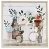 Floral Vase Table Framed Art Print