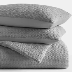 Fog Waffle Ultra-Soft 3-pc. King Comforter Set