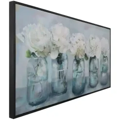 Fresh Picked Peonies Framed Art Print