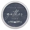 Friends & Family Gather Here Framed Wall Plaque