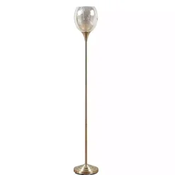 Frosted Starlight Golden Floor Lamp