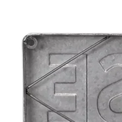 Galvanized Metal Lake House Wall Sign