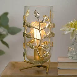 Glass Gold Leaf Uplight