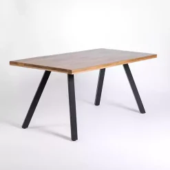 Glenn Natural Wood Rectangular Dining Table