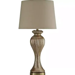 Glimmer Bronze Glass Table Lamp