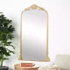 Gold Arched Baroque Mirror