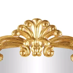 Gold Arched Baroque Mirror