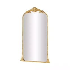 Gold Arched Baroque Mirror