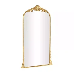 Gold Arched Baroque Mirror