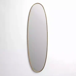 Gold Artemis Twist Frame Wall Mirror