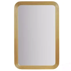 Gold Aurelia Fluted Wall Mirror