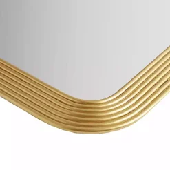 Gold Aurelia Fluted Wall Mirror