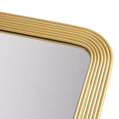 Gold Aurelia Fluted Wall Mirror