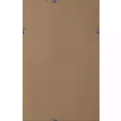 Gold Beaded Double Frame Beveled Wall Mirror