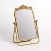 Gold Bordeaux Scroll Tabletop Mirror