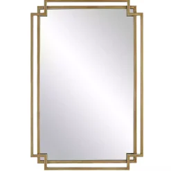 Gold Double Frame Wall Mirror