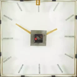 Gold Frame & Clear Face Wall Clock