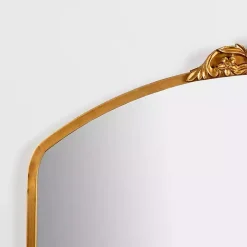 Gold Lana Half Arch Ornate Wall Mirror