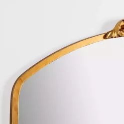 Gold Lana Half Arch Ornate Wall Mirror