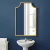 Gold Metal Abigail Mirror
