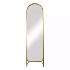 Gold Metal Arch Leaner Mirror