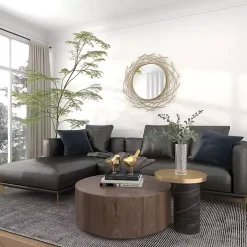 Gold Metal Glam Layered Mirror