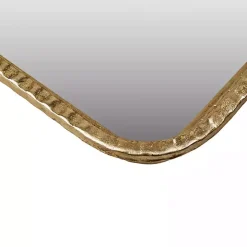 Gold Mia Textured Arch Wall Mirror