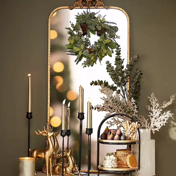 Gold Ornate Carved Large Wall Mirror