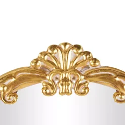 Gold Oval Baroque Wall Mirror