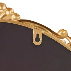 Gold Oval Baroque Wall Mirror