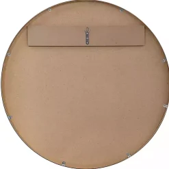 Gold Round Simple Frame Medium Wall Mirror