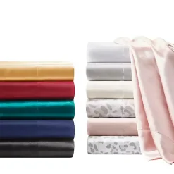 Gold Satin King 2-pc. Pillow Case Set