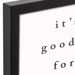 Good Day for a Good Day Framed Canvas Wall Plaque