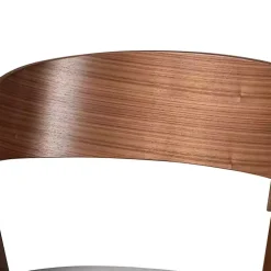 Gray & Walnut Danton Dining Chairs, Set of 2