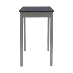 Gray and Black 3-pc. Stool and Table Set