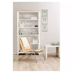 Gray and White Rustic Brick Peel & Stick Wallpaper