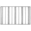 Gray and White Stripe Washable Area Rug, 3x5