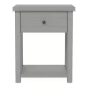 Gray Bailie Wooden Side Table