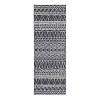 Gray Chelsea Geometric Washable Runner, 2x7