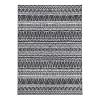 Gray Chelsea Geometric Washable Area Rug, 5x7