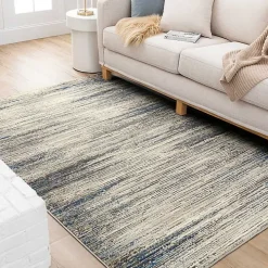Gray Claire Modern Area Rug, 5x8