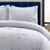 Gray Clip Jacquard 3-pc. King Comforter Set
