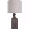 Gray Concrete Jug Table Lamp
